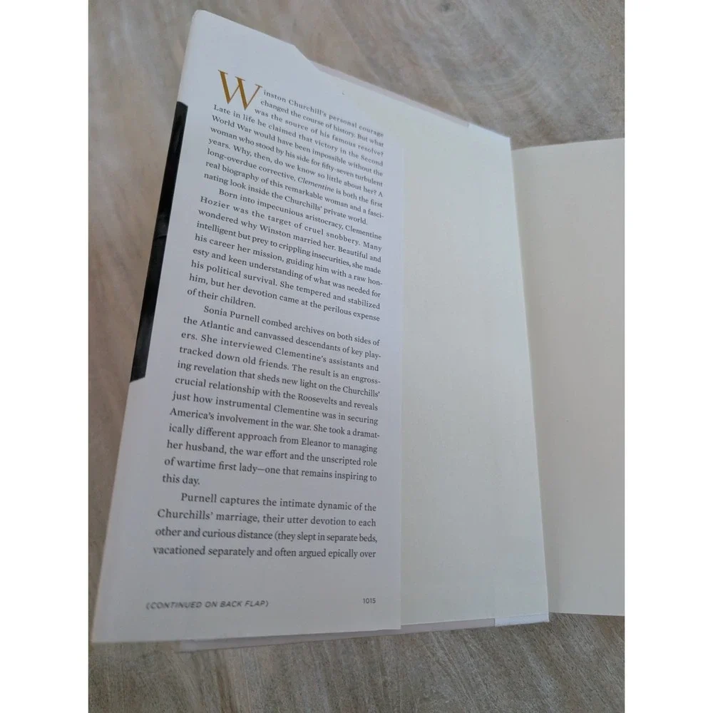 Clementine: The Life Of Mrs. Winston Churchill Hardcover - Sonia Purnell